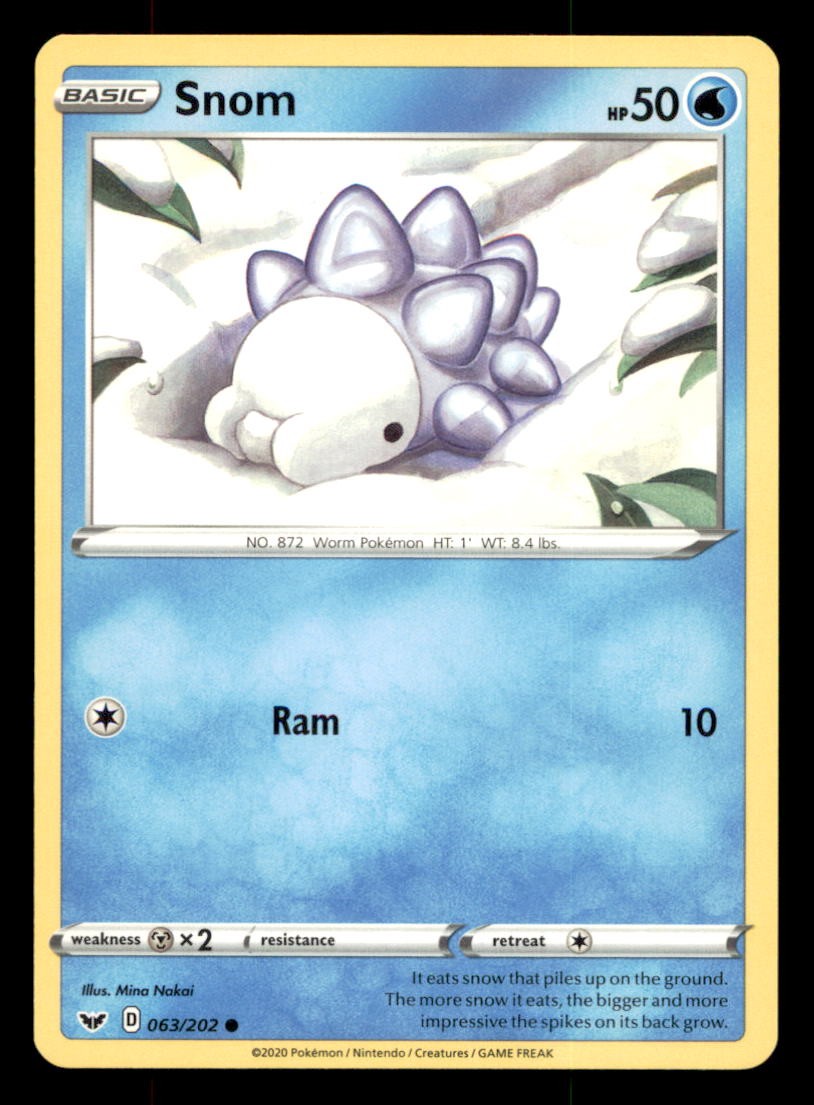 Snom SWSH01 063/202 Pokemon LP
