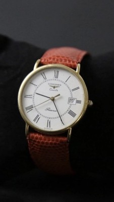 Longines Presence Herrenuhr Quartz Vintage vergoldet neues Armband