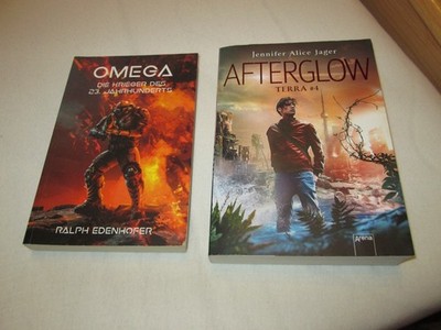 J. A. Jager:  Afterglow Terra 4 + R. Edenhofer OMEGA Due Krieger des 23. Jahrhun