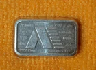 RARE Vintage 1981 A-Mark "Chunky Loaf" 1 oz .999 Silver Bar - 100 Series A154S