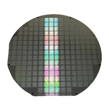 6 Inch Patterned Silicon Wafer - Light Marking, Of Unknown Origin