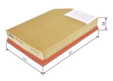 BOSCH Luftfilter 1 457 433 587 Filtereinsatz für 275 VOLVO XC90 AWD