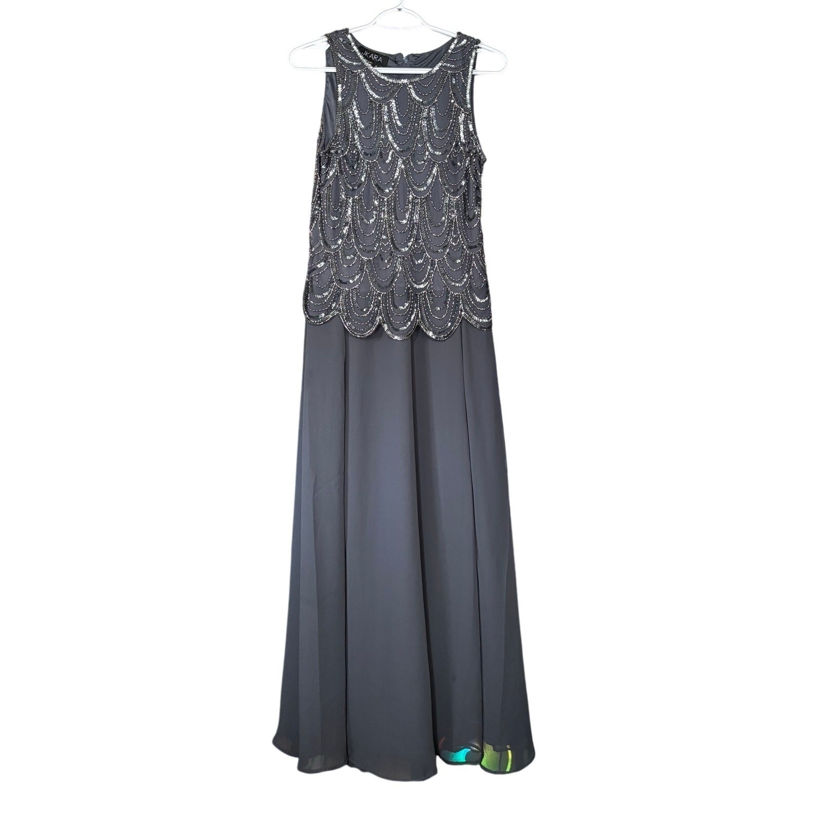 jkara scalloped beaded dress Sequin Maxi 6 Formal Pro… Color:BRIGHT BLUE Ideal For Formal Events #natan-green-multi Wine color One-shoulder toast