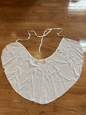 White Mirella Dance Skirt One Size Fits All Worn Once By Teenaged Daughter