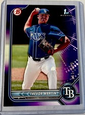 2022 Bowman Draft - Trevor Martin #BD-184 Purple /250 (RC)