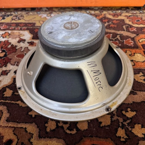 Vintage 1966 1967 Celestion G12M Greenback T1221 16ohm 12" Speaker 1960s Re-Cone - Picture 2 of 4