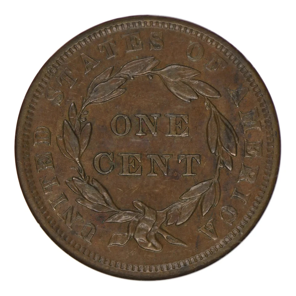 1839 Braided Hair Cent NGC AU-55 BN N-6 - Image 2 of 4
