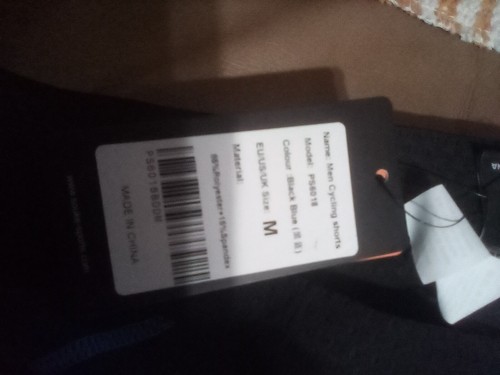 Souke Szorty Kolarstwo Dorosły Średni Czarne Niebieskie Wyściełane Nylon Spandex Blended - Zdjęcie 4 z 9