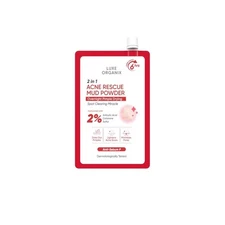 LUXE ORGANIX 2in1 Acne Mud Powder 9g Overnight Spot Treatment & Oil Control