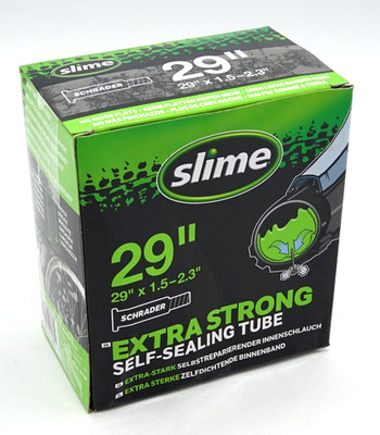 Slime extra starker selbstdichtender Fahrradschlauch 29'' x 1,5-2,3'' Schraderventil - 007-F9
