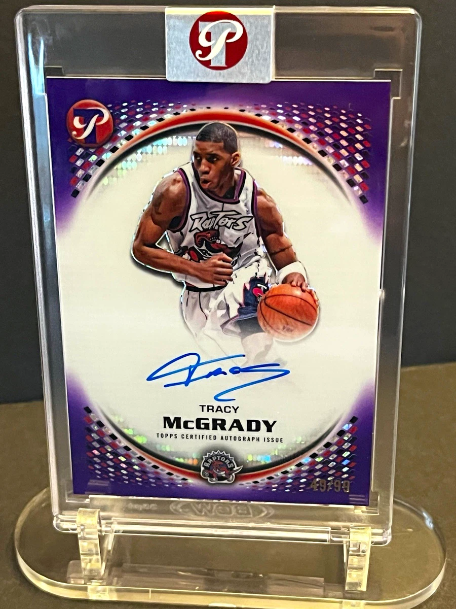 Topps Tracy McGrady Basketball Autographed Sports Trading Cards