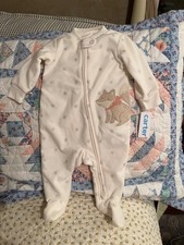 Carter's NWT baby girl 3M sleep or play 2 -Way zipper