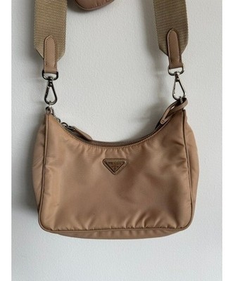 Prada Re-Edition 2005 Cammeo Nylon Shoulder Bag Pouch Chain 1BH204