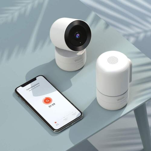 Indoor Home Security Camera for Dog/Cat Monitor Pan&Tilt 2 Way Talk Night Vision - Picture 20 of 21