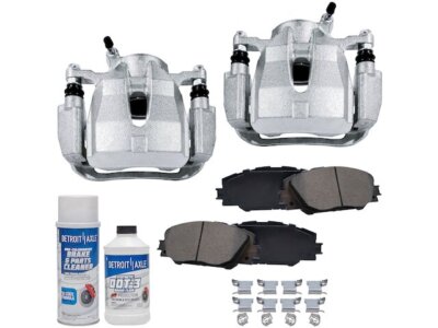 Front Brake Pad and Caliper Kit fits Toyota Matrix 2009-2013 2.4L 4 Cyl 82ZSRR