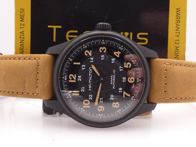 HAMILTON KHAKI FIELD TITANIUM H70665533 NEW BOX&PAPERS YEAR 2023 AUTOMATIC WATCH