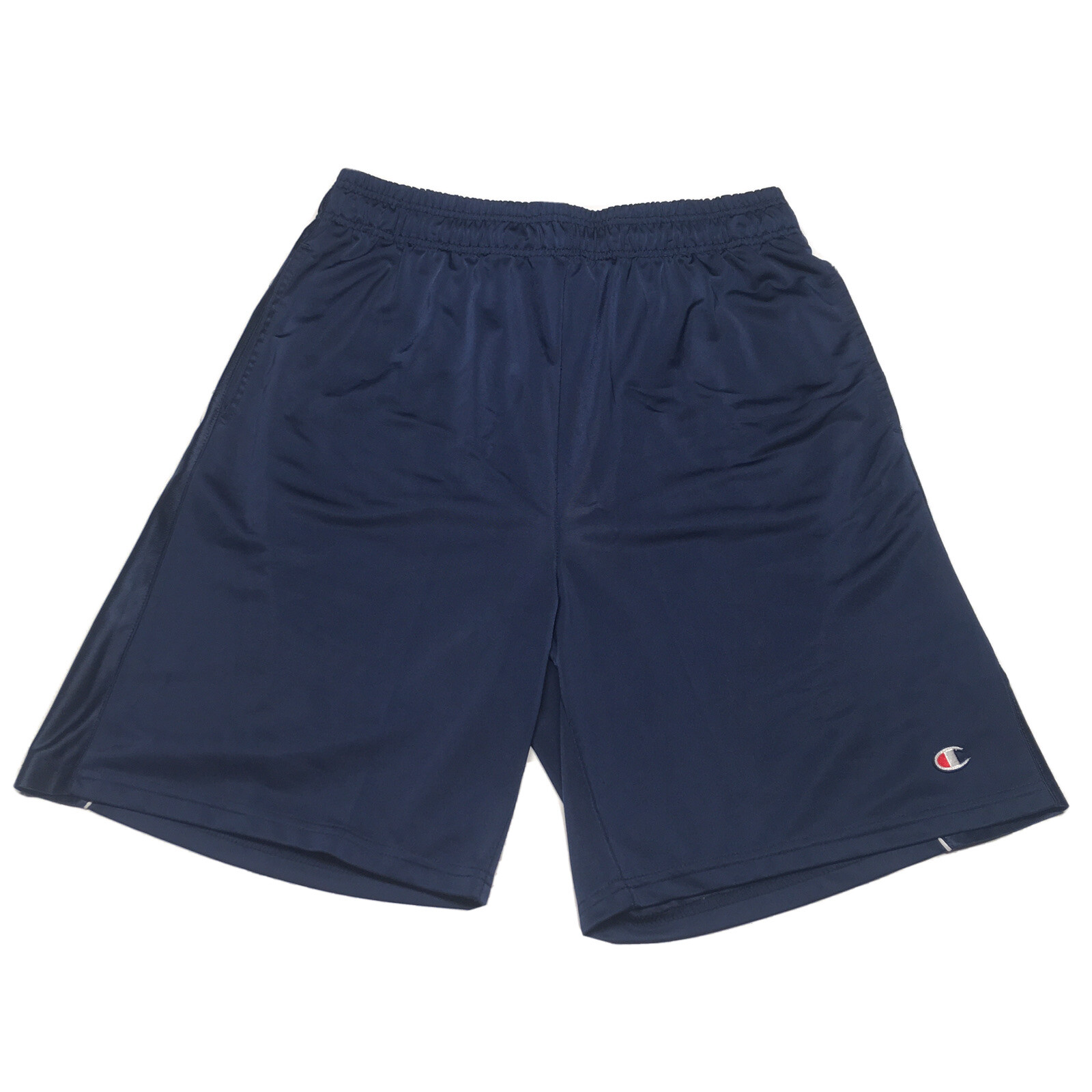 Vintage 90s Champion Shorts Men’s Large Blue White Stripe Basketball Pockets