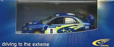 1/43 Prodrive (IXO) PRO08 Subaru Impreza WRC 2003 Sweden #8 Makinen & Lindstrom