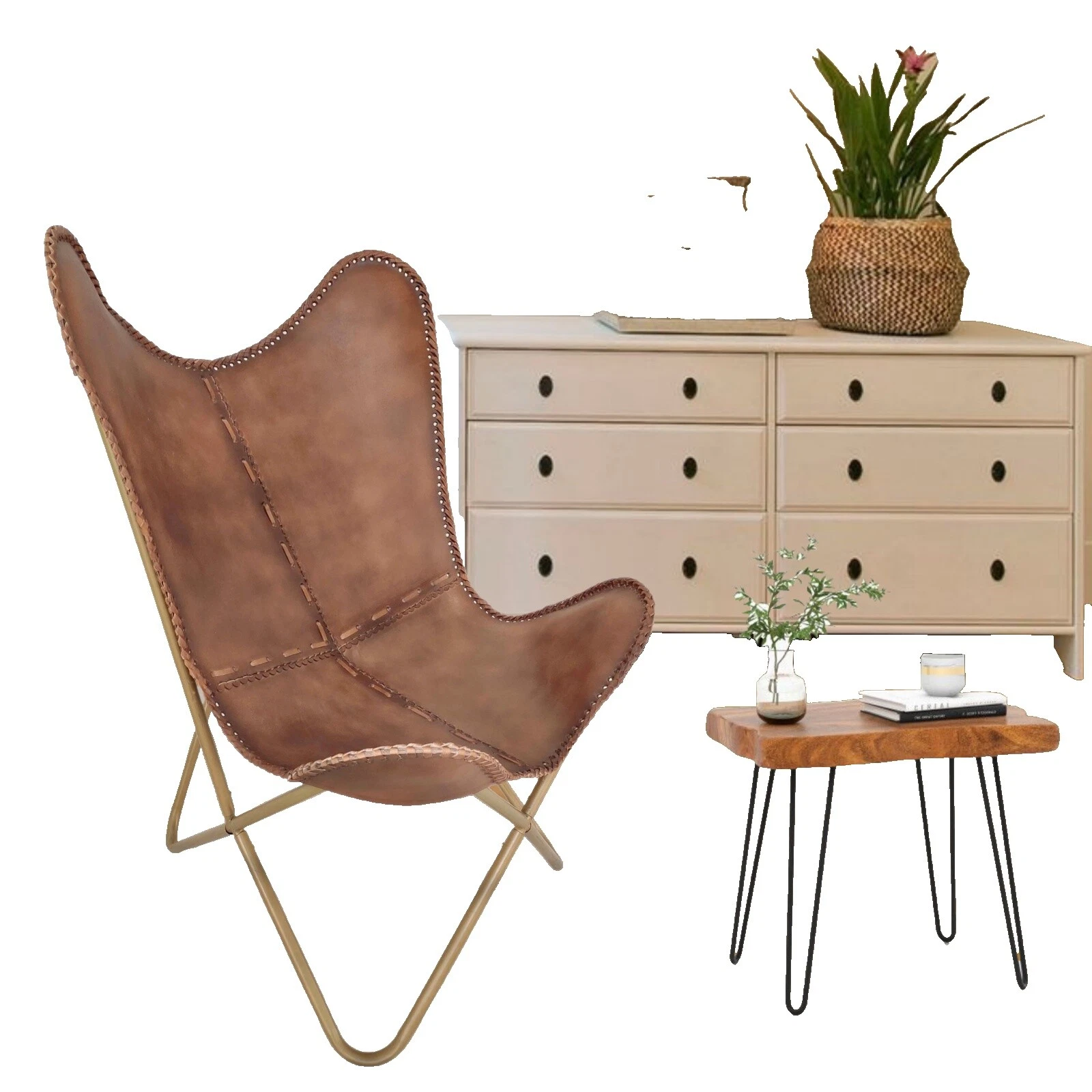 Living Room Leather Dining Chairs