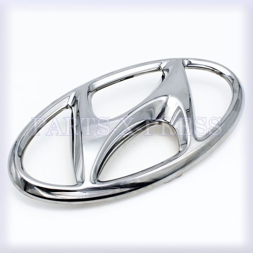 GENUINE OEM HYUNDAI SONATA SPORT FRONT LOGO BADGE EMBLEM "H" CHROME 86300-C1100 - Picture 5 of 10