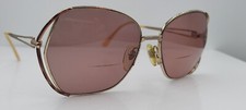 Vintage L'AMY Kathy Gold Oval Metal Sunglasses FRAMES ONLY