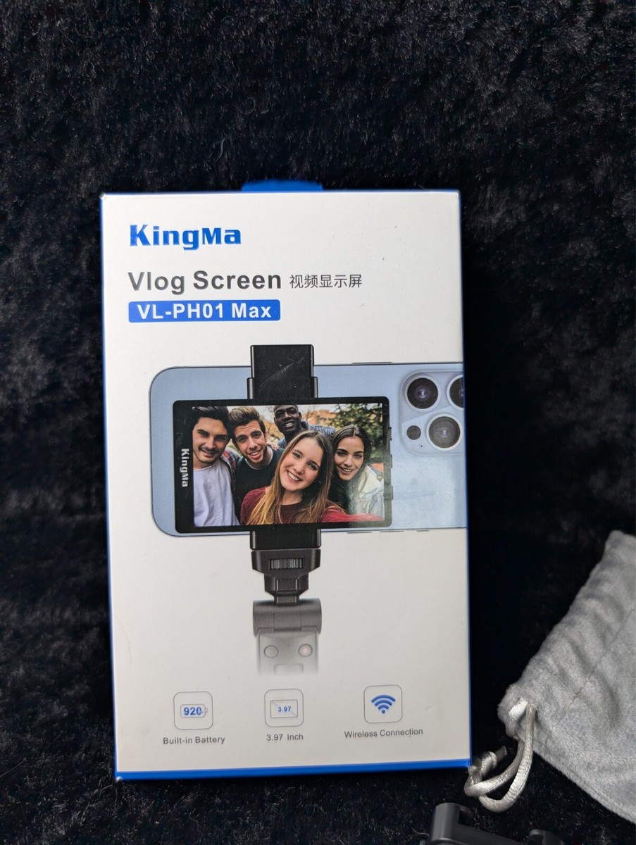 自撮りモニターKingMa Vlog Screen VL-PH01 Max 本体 Kingma VL-PH01