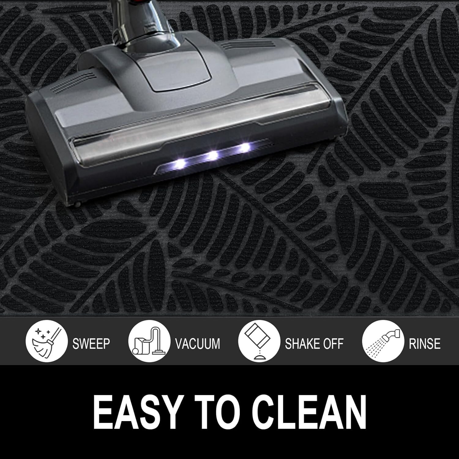 Front Door Mat Outdoor Indoor Heavy Duty Non Slip Doormat Rug for Entryway Floor