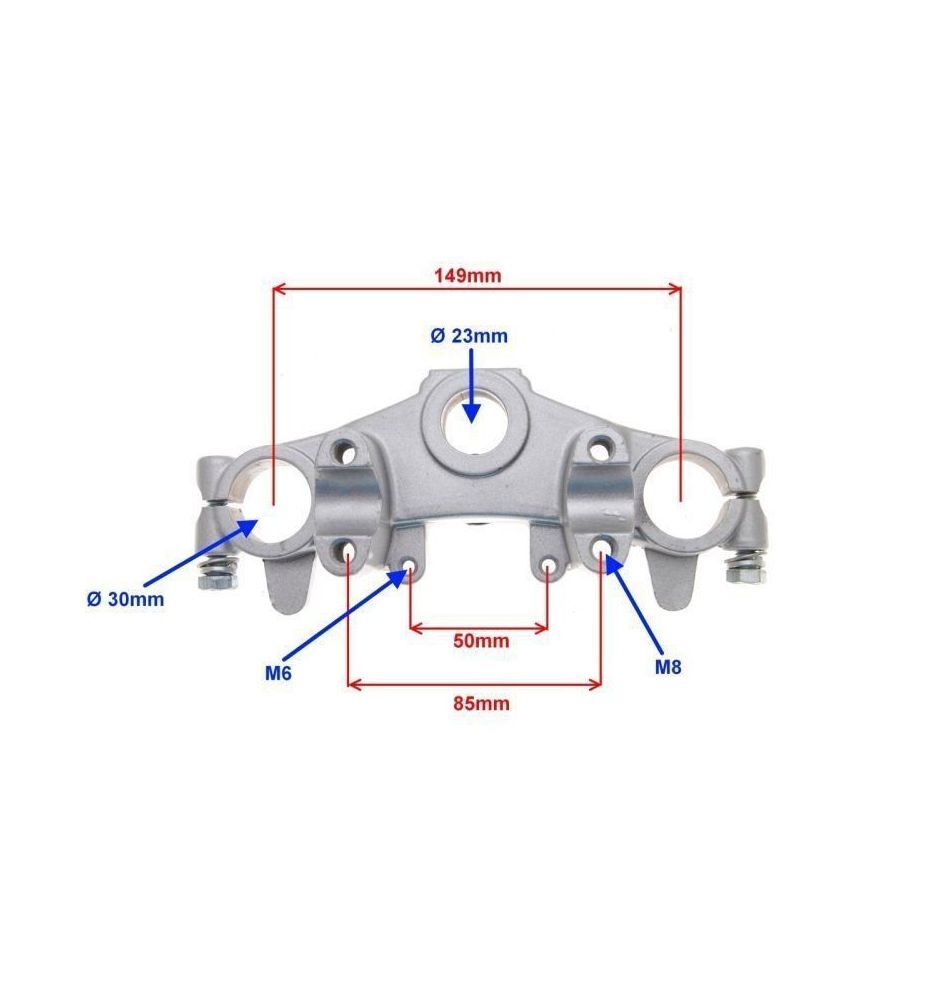 Plateau supérieur de fourche PY-5 rigide anti-vibration - 2
