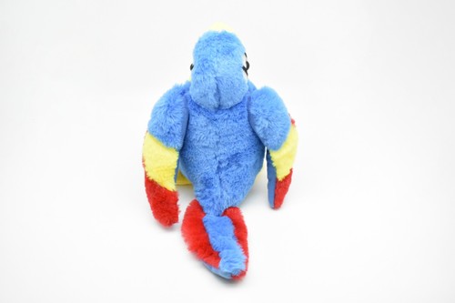 Papagei, blau, realistisches Stofftier Vogel Stofftier Kinder Geschenk sehr schön Plüsch 9 Zoll G009 - Bild 5 von 6