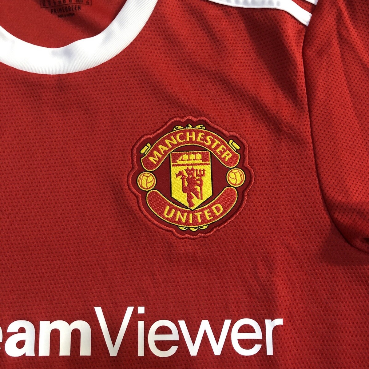 Adidas Manchester United 21/22 Home Jersey Red White Mens Sz