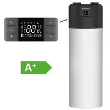 Hot Water Heat Pump Drinking Water Heat Pump 200 Liters Environ Aquaboost R290