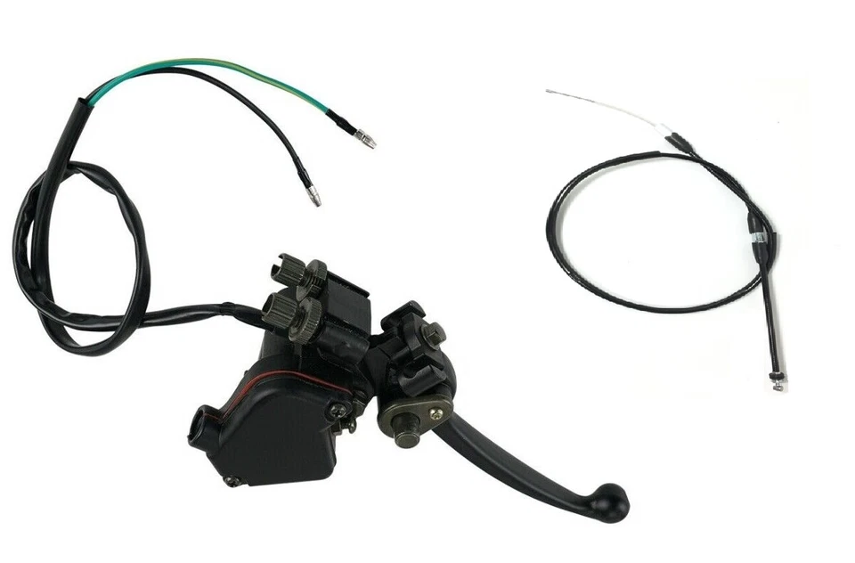 Conjunto de controle de alavanca de polegar e cabo de aceleração para Yamaha Grizzly 80 2005-2008 - Imagem 3 de 4