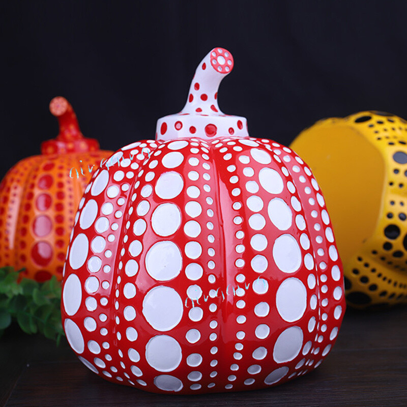 Yayoi Kusama Pumpkin Lammfromm Japan Art Craft Decoration