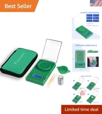 Ultra-Portable Mini Milligram Scale 50g with Backlit Display & Tare Function