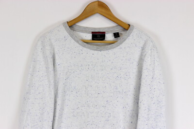 Pull Homme Scotch & Soda Blanc – Taille M, Coton, Manches Longues, Très Bon état