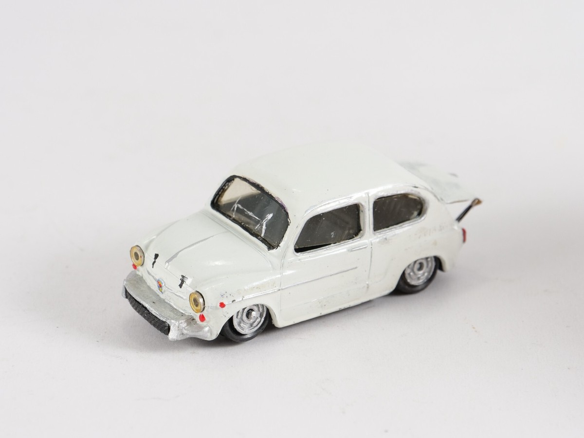 Miniature Fiat 1100 Camionnette 1969 - Création RD Manou Marmande, échelle 1/43, Base Norev N°36