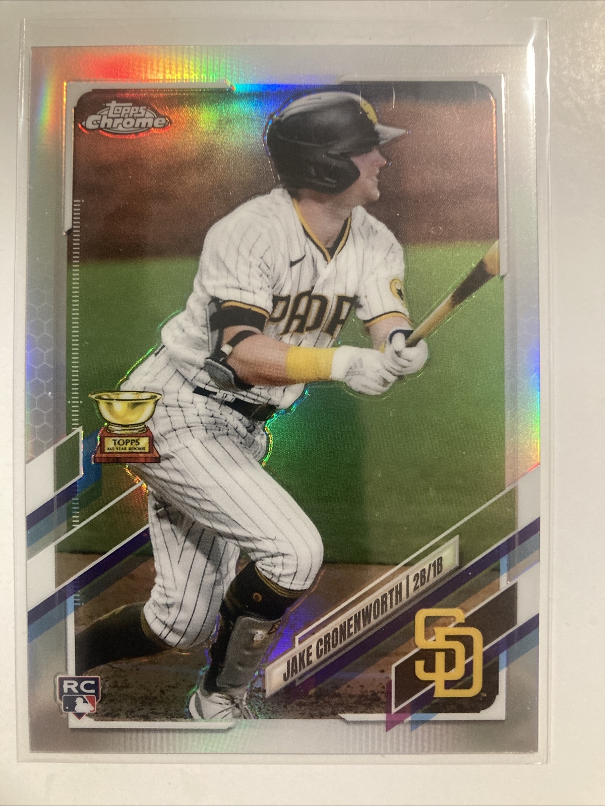 Jake Cronenworth 2021 Topps Chrome Refractor #49 RC Card