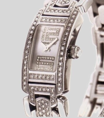 Audemars Piguet Promesse Gold Watch with Diamond Bezel on White Gold Bracelet
