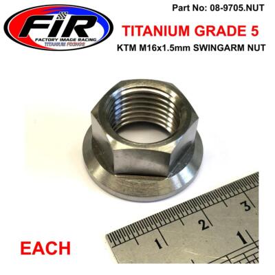 KTM M16x1,5mm SCHWINGENMUTTER, TITAUIUM GR5 / OEM REF 54804038000, / JE