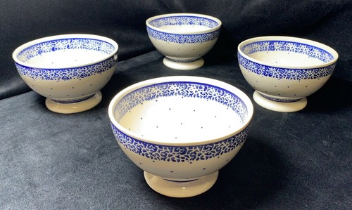 Boleslawiec Polish Pottery Serving Soup Salad Bowl 16 Cup Capacity Set Of 5 - Picture 13 of 21