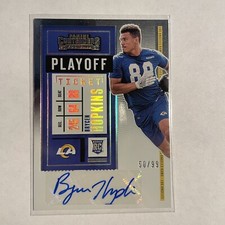 2020 Panini Contenders Playoff Ticket /99 Brycen Hopkins #197 Rookie Auto RC