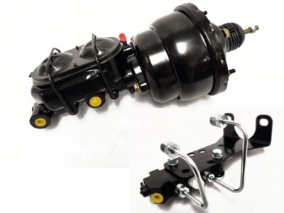 7 '' Dual Booster Power Master Cylinder &Bottom Disc/Disc Proportioning Valve Kit