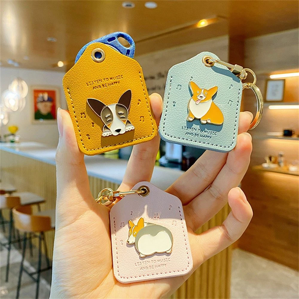 Key Holders Key Case Corgi Key Holder Entrance Guard Card PU