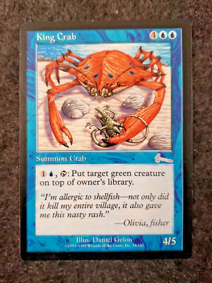 King Crab Urza's Legacy NEVER PLAYED MTG Magic (DS3D1H9)