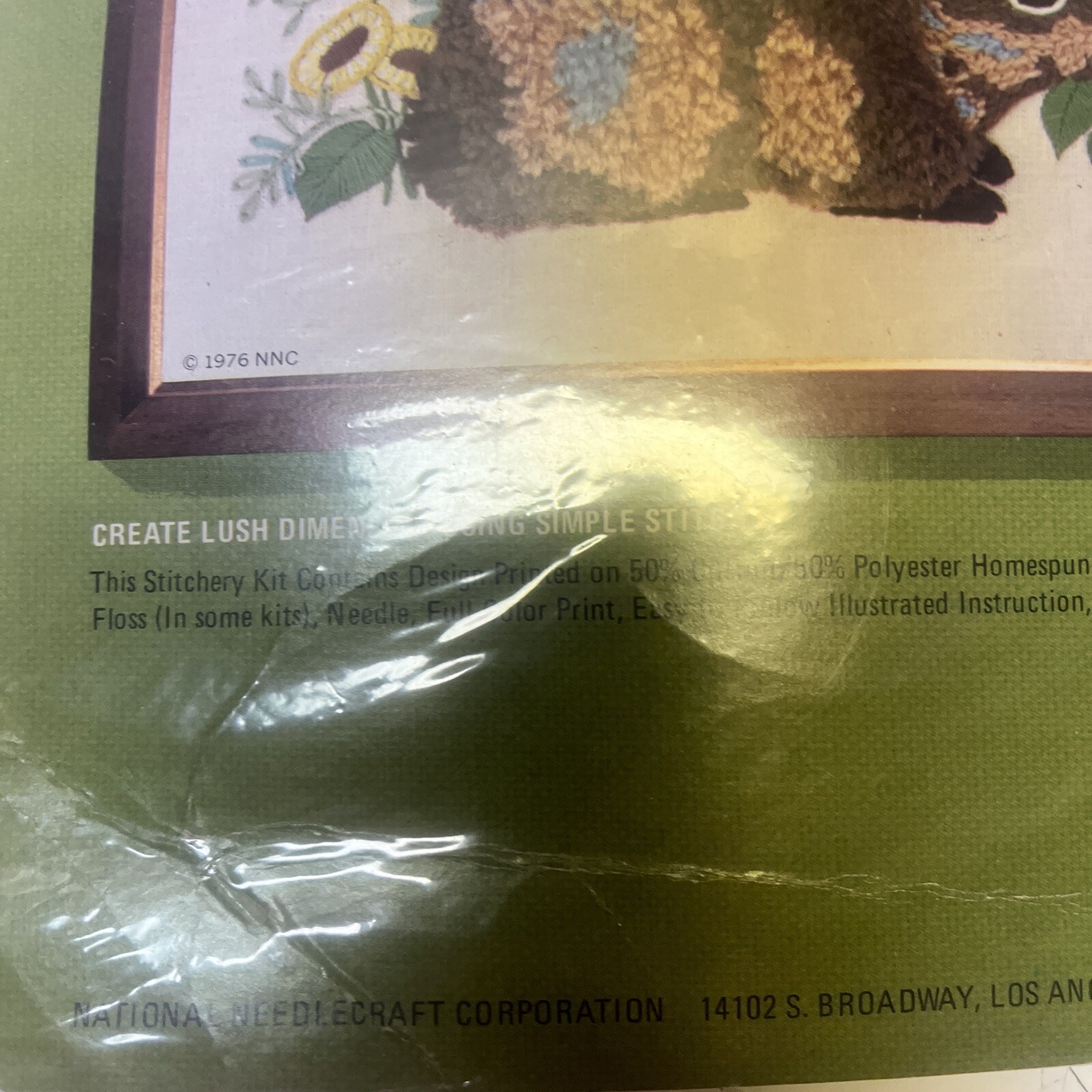 Quick n Easy Stitchery - Goldenrod - American Wildflowers EMBROIDERY KIT 5x7