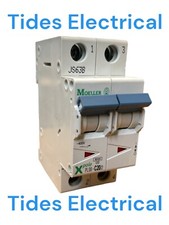 Moeller MCB 20 Amp Double Pole Type C 20A Xpole PLS6-C20/2 6kA