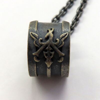 Final Fantasy XVI House Rosfield Silver Ear Cuff Pendant Necklace