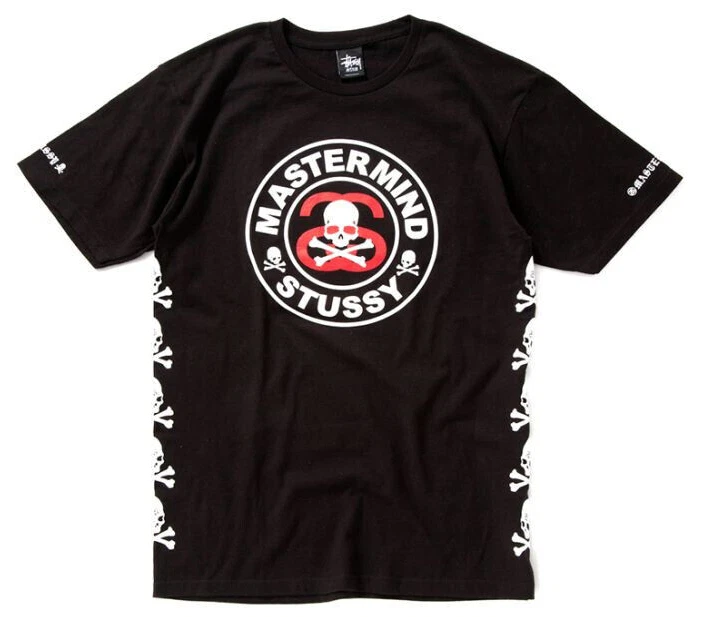 2013 STUSSY MASTERMIND JAPAN SKULL & CROSSBONES TEE SHIRT