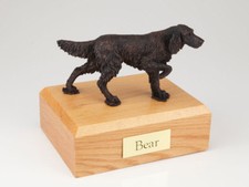 English Setter Pet Funeral Cremation Urn Avail. in 3 Different Colors 4 Sizes