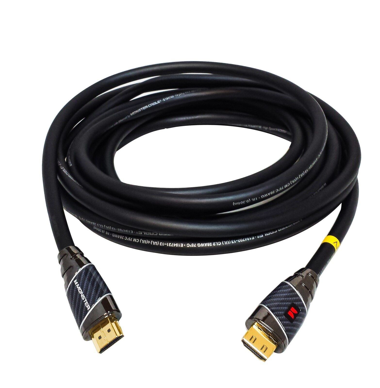Monster Cable Black Platinum Ultimate High Speed 16 Ft - 27 Gbps - 2K - 4K 2160p